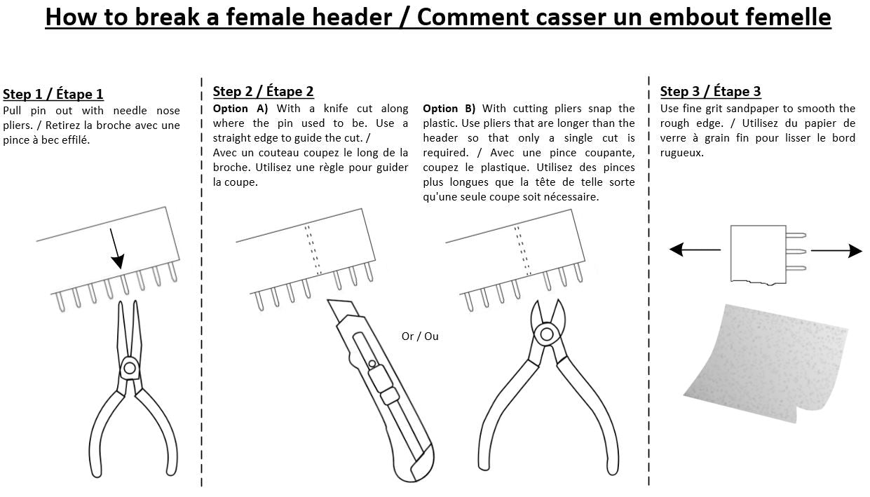 Female Header 2.54mm/0.1in Pitch Double Row Straight