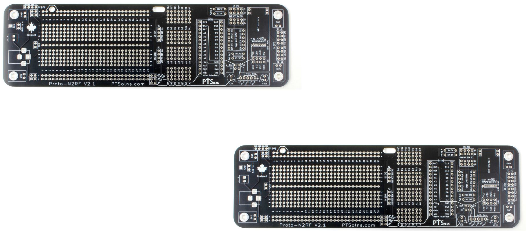 PTSolns Prototyping Solderable Breadboard PCB Kit (Proto-N2RF Basic)