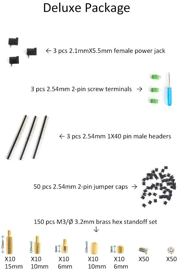 PTSolns Prototyping Solderable Breadboard PCB Kit (Proto-Half Deluxe)