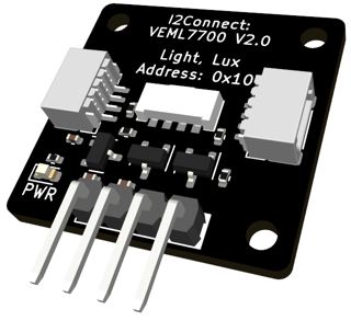 I2Connect VEML770 Light and Lux sensor module
