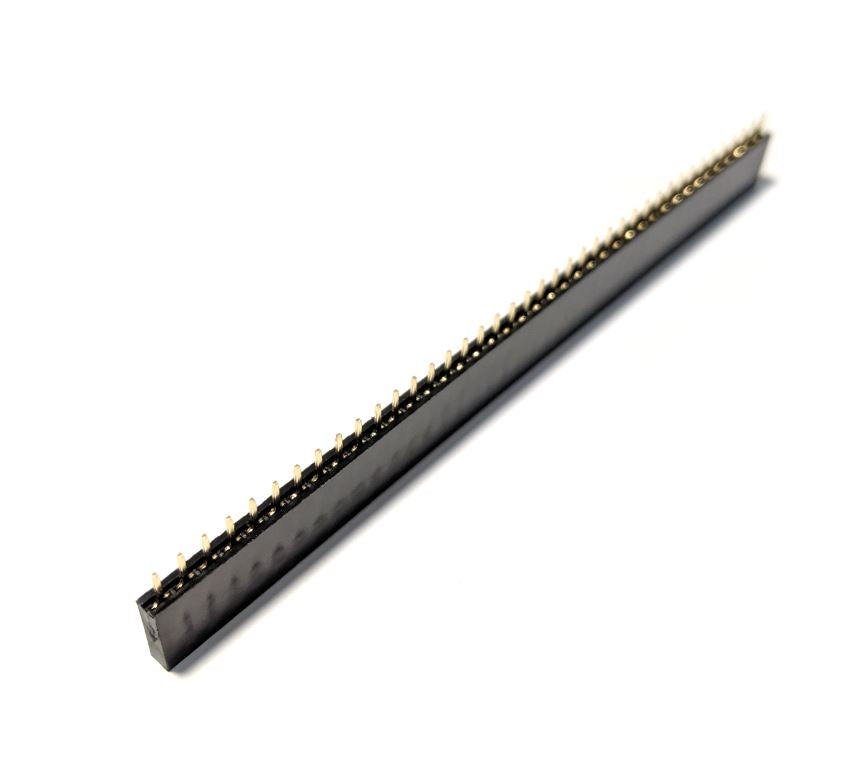 Female Header 2.54mm 40-Pin Straight & Male Header 2.54mm 40-Pin Straight COMBO (20-pack)