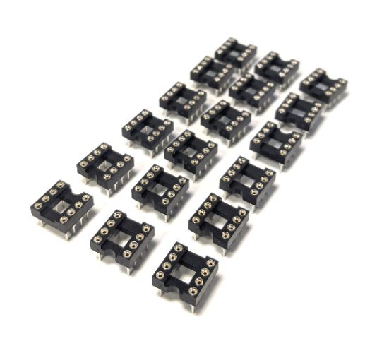 20 Prese IC DIP 6 Pin 2.54 Mm - Adattatori Per Saldatura Su PCB, Elettronica - Foto 7