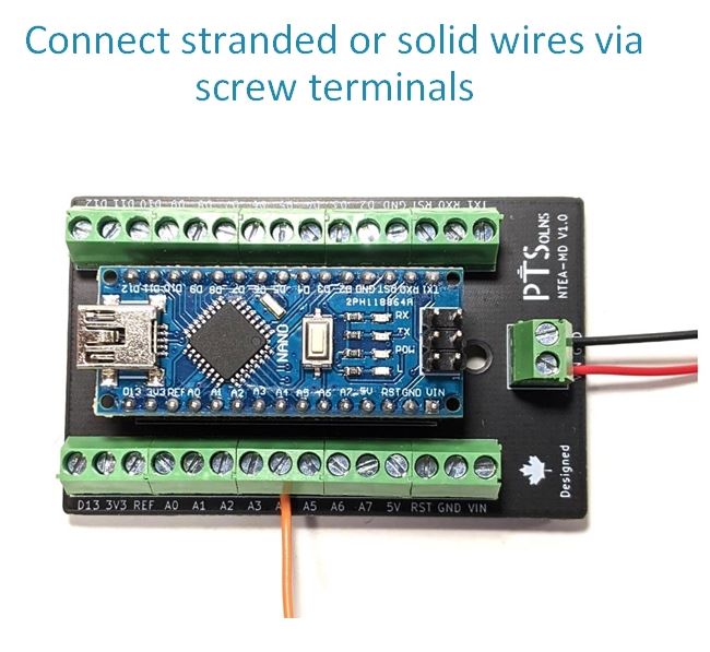 PTSolns Nano Terminal Expansion Adapter NTEA Board (NTEA-MD, 2-Pack)