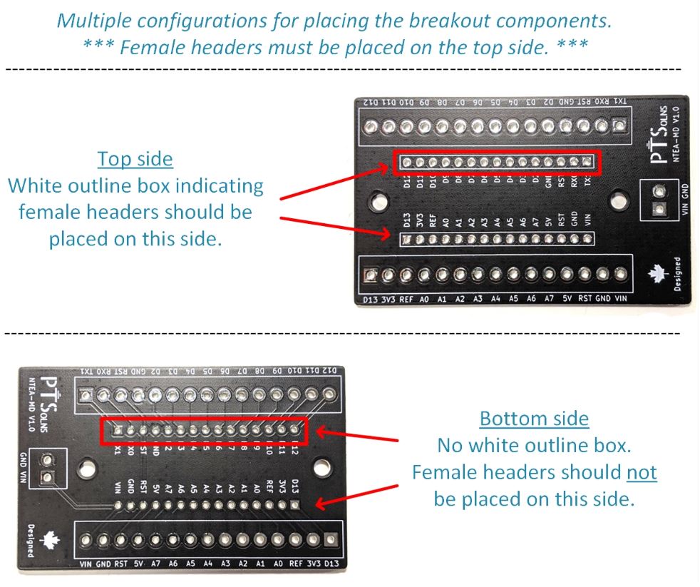 PTSolns Nano Terminal Expansion Adapter NTEA Board (NTEA-MD, 2-Pack)