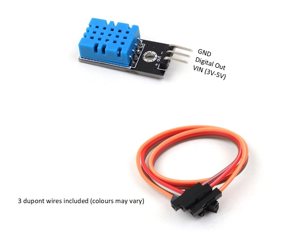 DH11 Temperature and Humidity Sensor