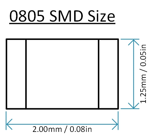 Capacitor Set SMD 0805 Assorted Sizes 720pcs