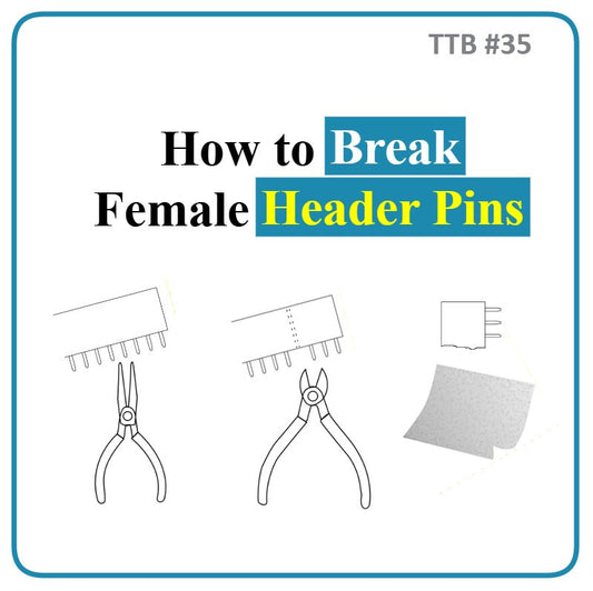 How to Break Female Header Pins