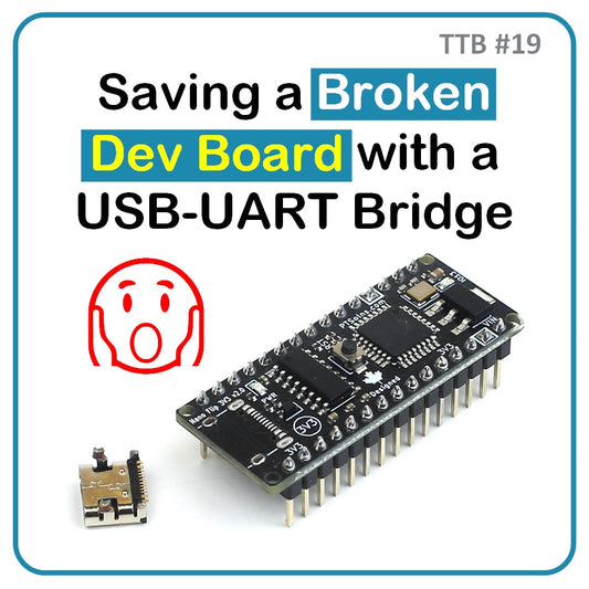 Saving a broken dev board with a USB-UART Bridge
