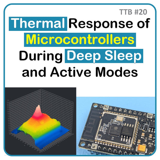 Thermal Response of Microcontrollers During Deep Sleep and Active Modes