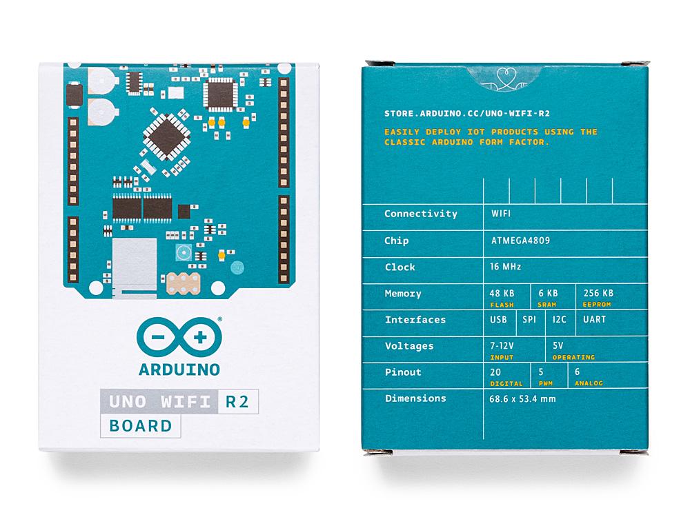 Arduino Uno with Wifi Rev 2