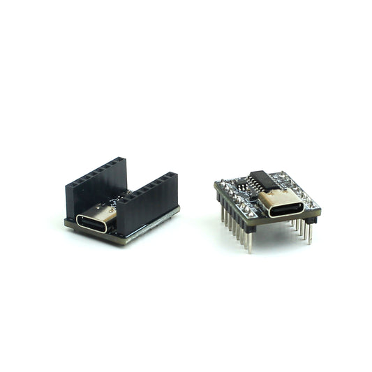 USB UART Bridge Cover Image showing two different header configurations