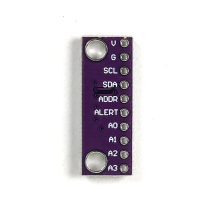 ADS1115 4 Channel ADC 16-Bit I2C Back View with Pinout