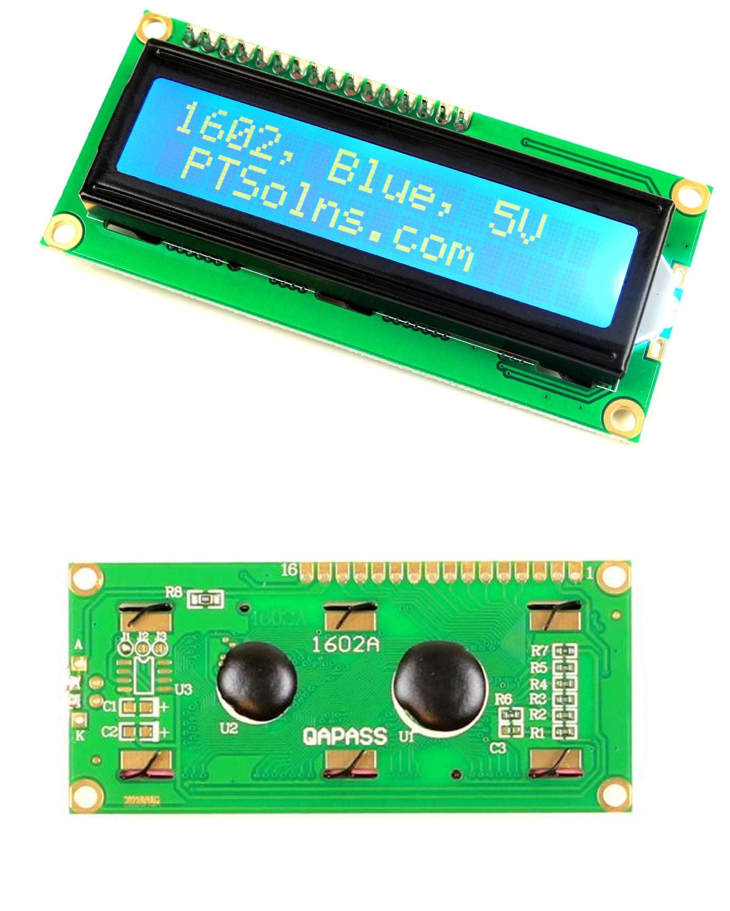 Module d'affichage LCD 5 V (bleu, 2004, I2C)
