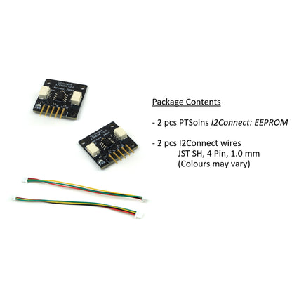 I2Connect: EEPROM temperature and humidity qwiic connect module package contents