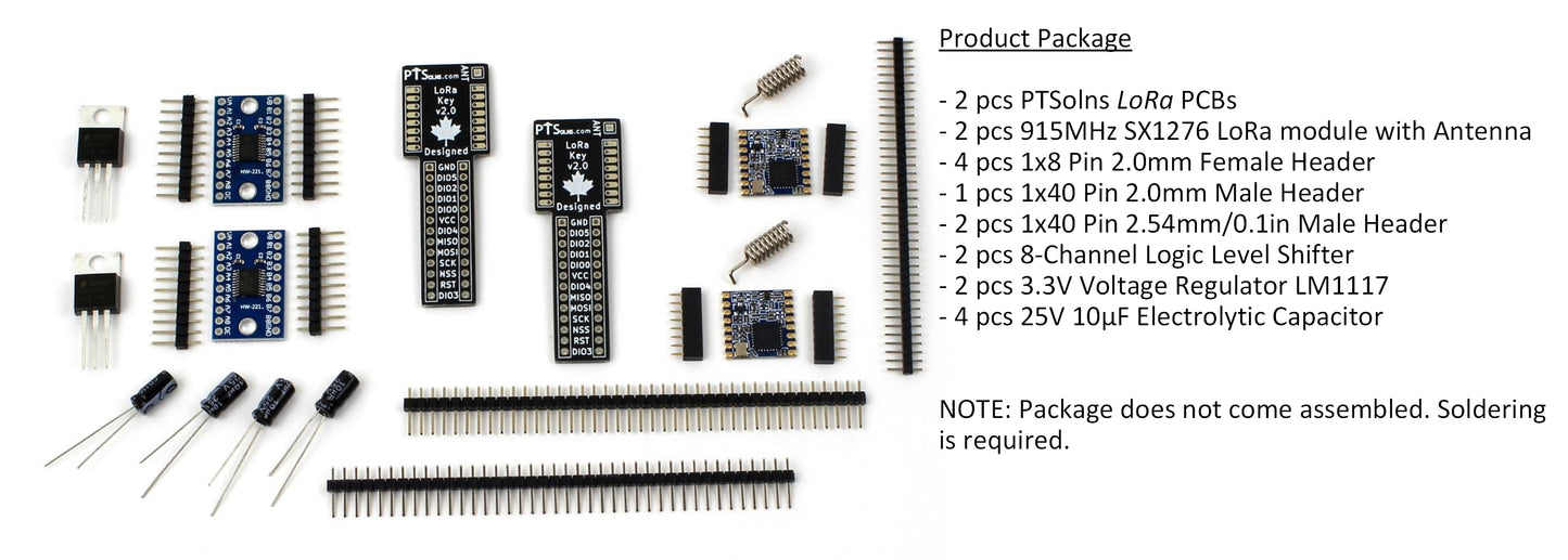 LoRa Key Kit Contents