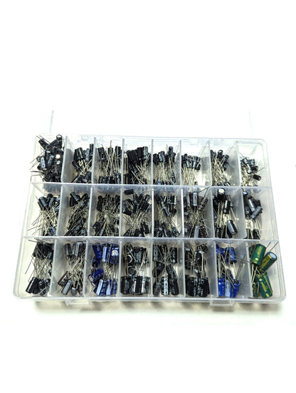Electrolytic Capacitor Set 24 Sizes 500 Pieces