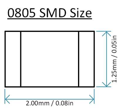 Capacitor Set SMD 0805 Assorted Sizes 720pcs