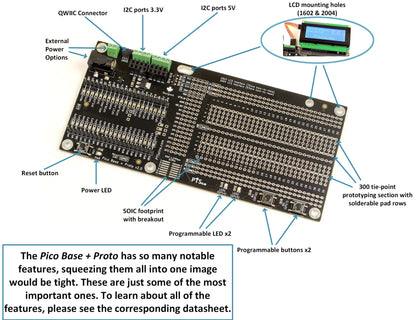 Features of the Pico Base + Proto